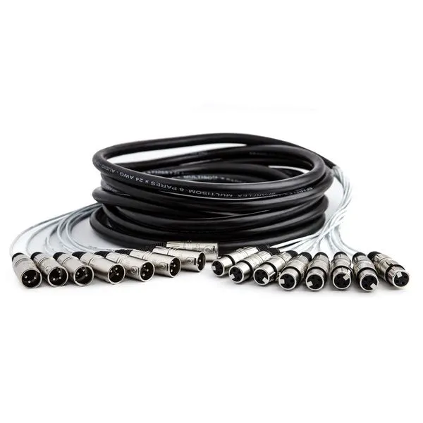 Multicabos com Conectores XLR 8 Vias Santo Ângelo 8 metros