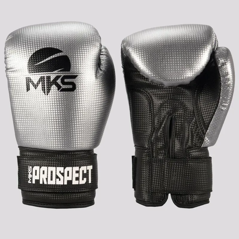 Luva de Boxe e Muay Thai MKS Prospect II Prata