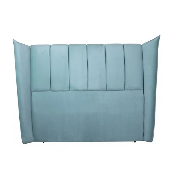 Cabeceira De Cama Casal Aga Monaco 138x130x15cm Verde Água (MP)