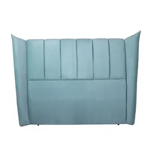 Cabeceira De Cama Casal Aga Monaco 138x130x15cm Verde Água (MP)