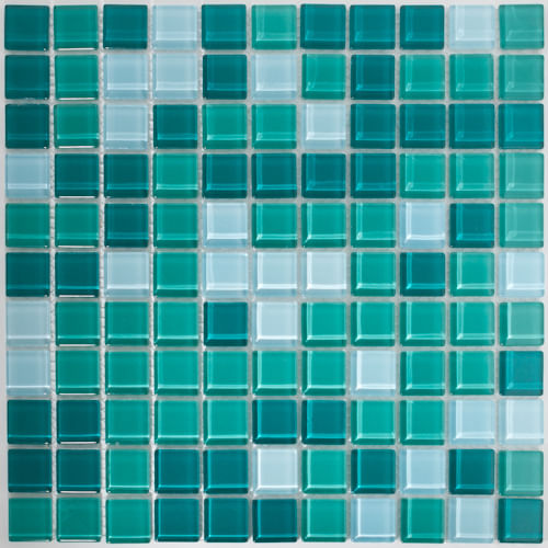 Pastilha de Vidro PR3164 Miscelânea 30x30cm (Lote ESMERALDA)