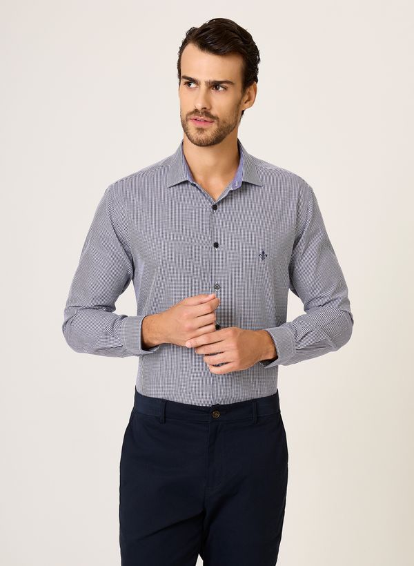 Camisa Comfort Fit Vichy Dudalina Masculina 2