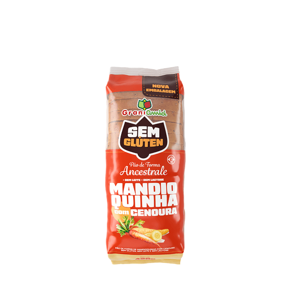Pão de Forma Ancestrale Mandioquinha com Cenoura Grani Amici – 420g