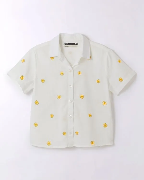 Camisa Bordado Solzin Off White - 10