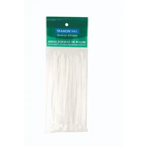 Abraçadeira de Nylon 95x2,4mm com 30 Unidades 57530/109 Tramontina Branca