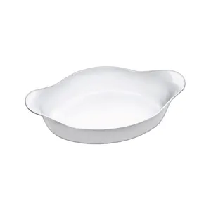 Assadeira Nadir Opaline em Vidro Oval 1L