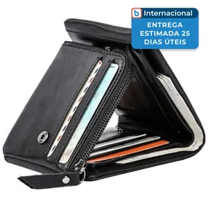 Carteira Masculina Jone Preta J-MBI