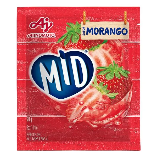 Refresco MID Morango 20g