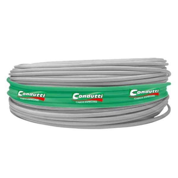 Cabo de Rede UTP CAT6 4P CMX 250MHz 100 Metros Condutti Cabo de Rede UTP CAT6 4P CMX 250MHz Cinza Condutti Caixa 100m