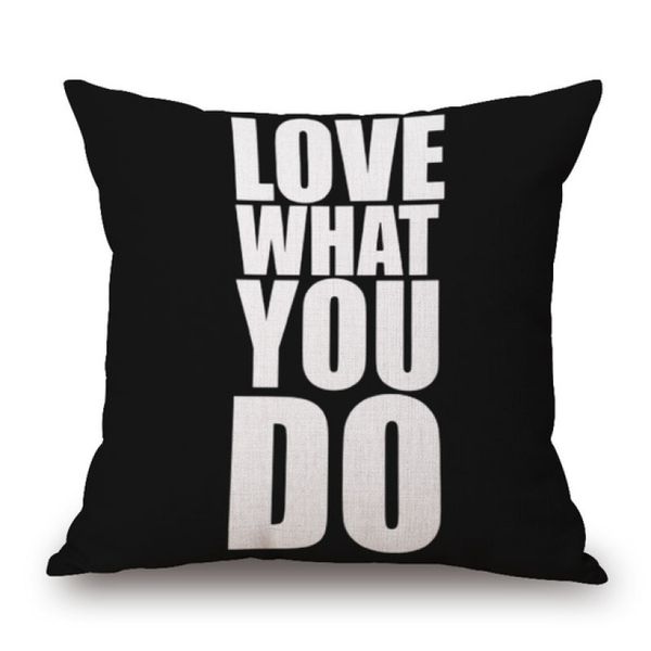 Almofada love what you do