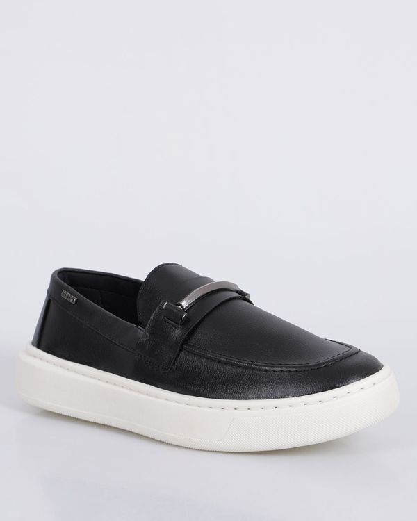 Mocassim Masculino Com Fivela Preto 43