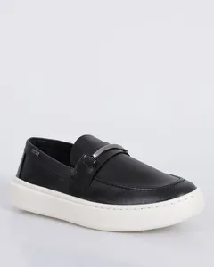 Mocassim Masculino Com Fivela Preto 43