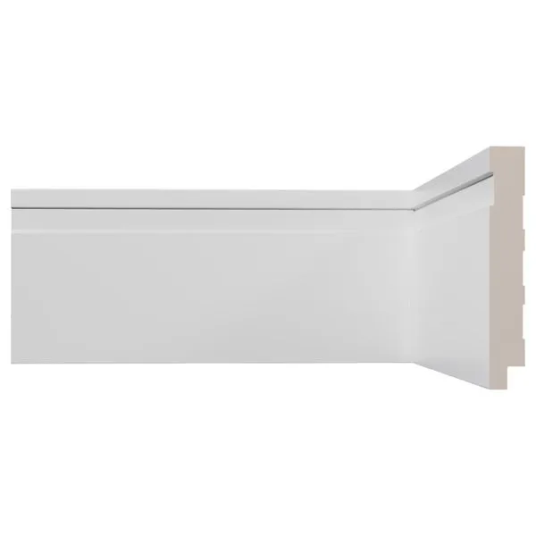 Rodapé Poliestireno Frisado Vinilforte 10x240x1,5cm Branco (MP)