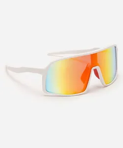 óculos de sol esportivo unissex branco UNICO