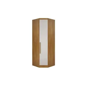 Módulo de Quarto Rizon Closet de Canto Oblíquo Rizon/Linea c/1 Porta Cumaru/Fendi 25 - N. Horizonte