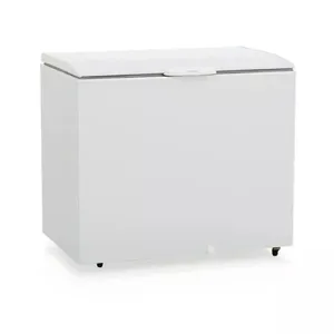 Freezer Horizontal Gelopar Ghbs-310-br Degelo Manual 310L Estático com Rodízios Branco 220V Freezer Horizontal 310l Tampa Balanceada 220v Gelopar Ghbs-310-br