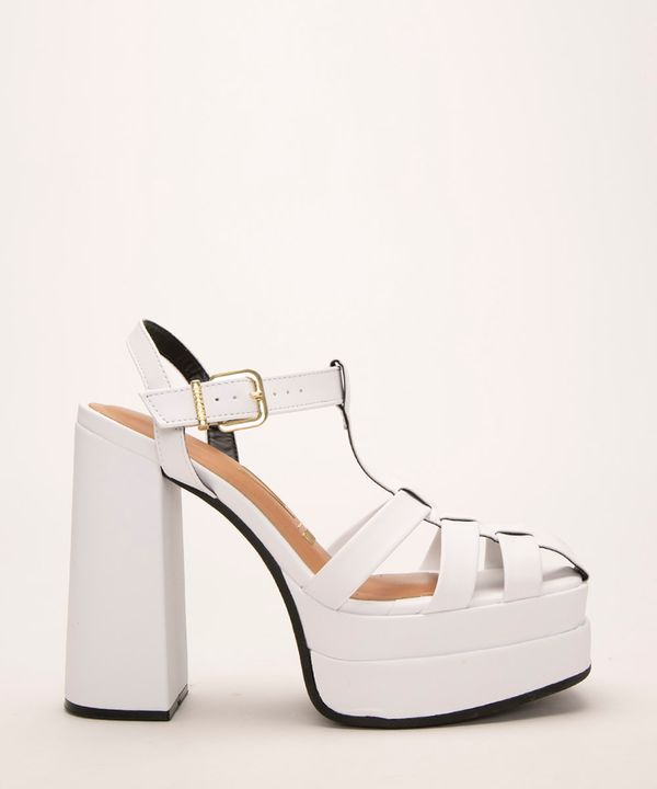 sandália meia pata vizzano branco 34