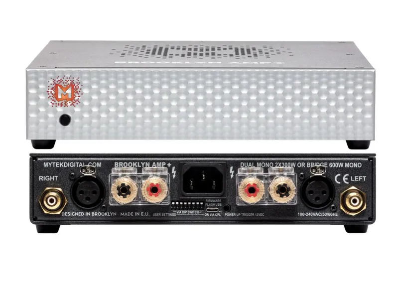 Mytek Brooklyn AMP+ Silver - Amplificador de Alta Fidelidade 250W