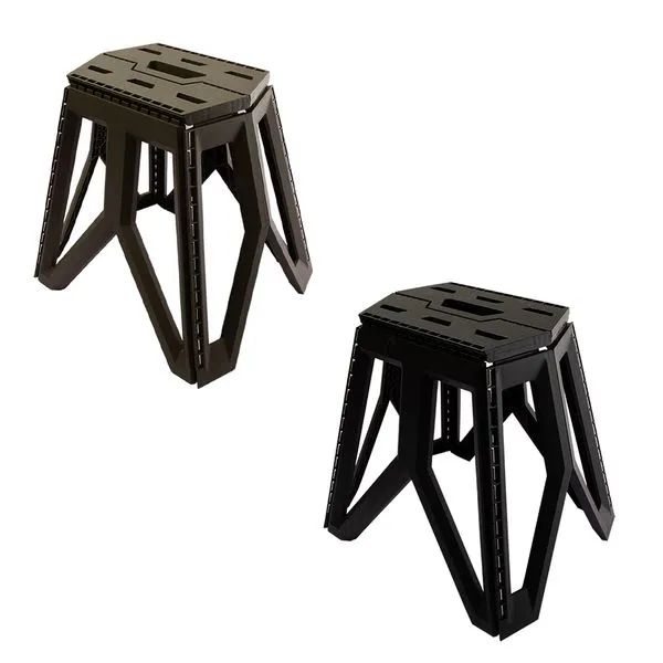 Assento Dobrável Sortido Suporta Até 125kg Plástico PP 38x34x39cm LM4155 - honeyhome