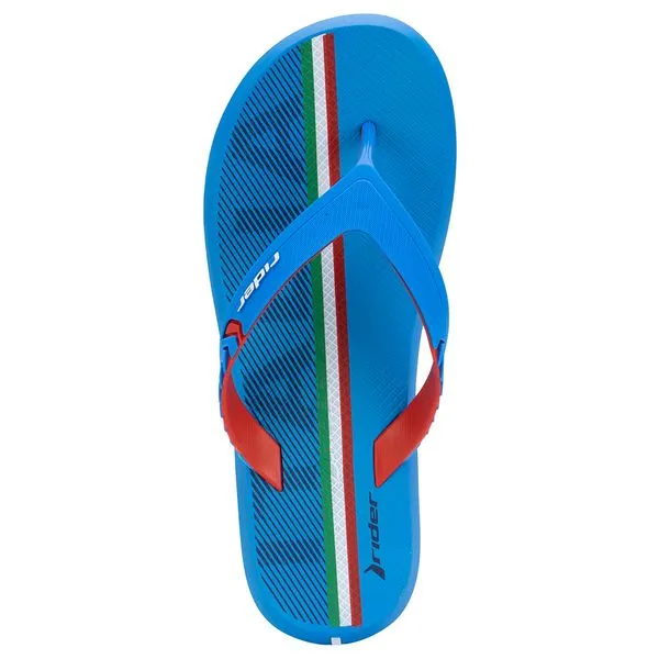 Chinelo Masculino R1 Nações Rider 12714 AZUL/VERMELHO 42