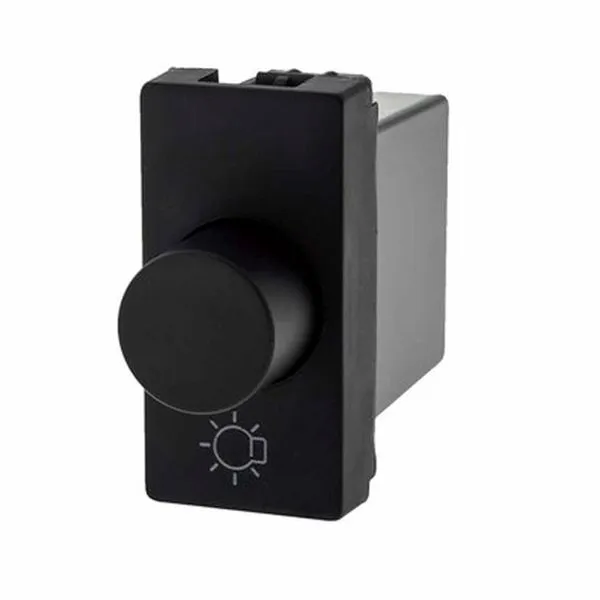 Módulo Dimmer Rotativo 300/600W Legrand Pial Plus+ Bivolt Preto 611017PT (MP)