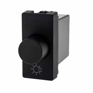 Módulo Dimmer Rotativo 300/600W Legrand Pial Plus+ Bivolt Preto 611017PT (MP)