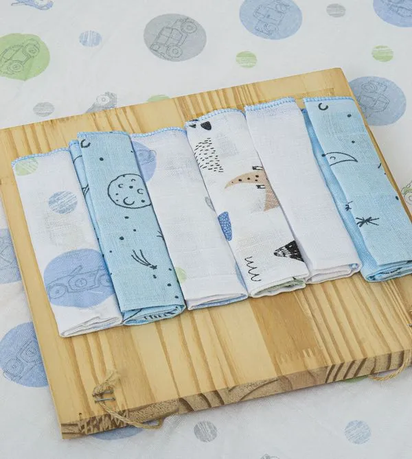 Kit Paninho de Boca Soft com 6 unidades da Papi - 3407 Azul