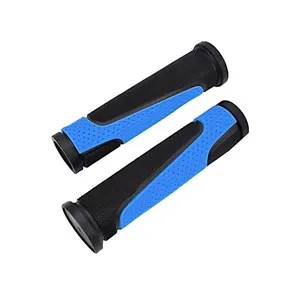 Manopla para Bicicleta Manopla GTA 125mm Ergonômica Design Anatômico Preto e Azul OEM Manopla para Bicicleta GTA 125mm Ergonômica Design Anatômico Preto e Azul OEM