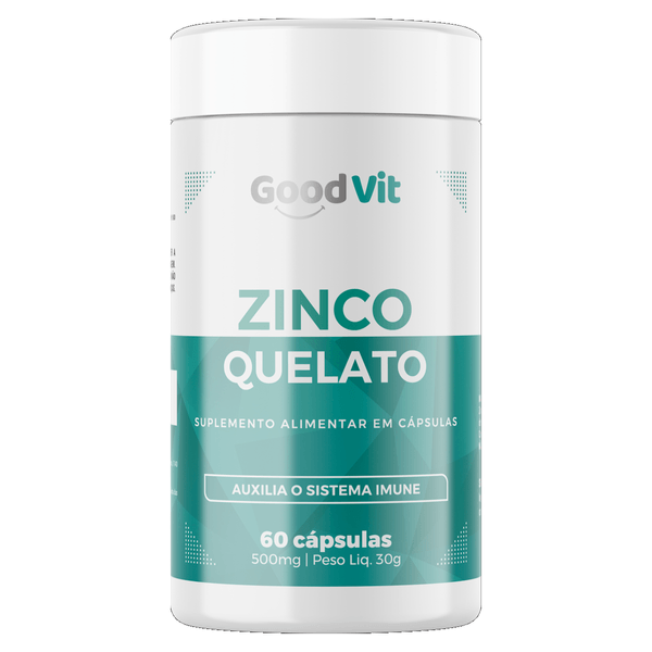 Suplemento Alimentar Zinco Quelato Good Vit 60 cápsulas