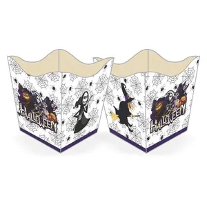 Cachepot De Papel Halloween Monstros - 10 Unidades