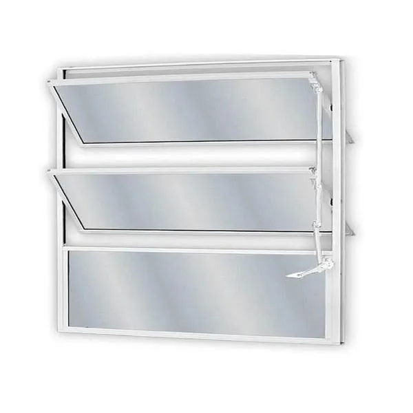Janela Basculante De Alumínio Vidro Mini Boreal MGM 60x80cm Soft Branco (MP)
