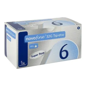 Agulha Para Caneta Novofine 32g 6mm 1 Unidade