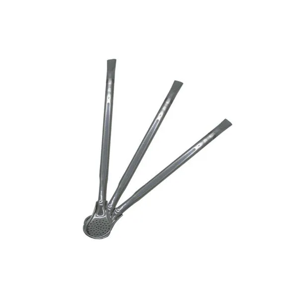 Bomba para Chimarrão Vilmat Inox Lisa Tereré Pera BOMBA CHIMARRAO VILMAT INOX LISA TERERE