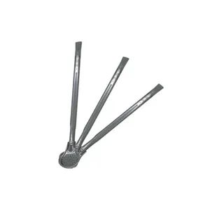 Bomba para Chimarrão Vilmat Inox Lisa Tereré Pera BOMBA CHIMARRAO VILMAT INOX LISA TERERE