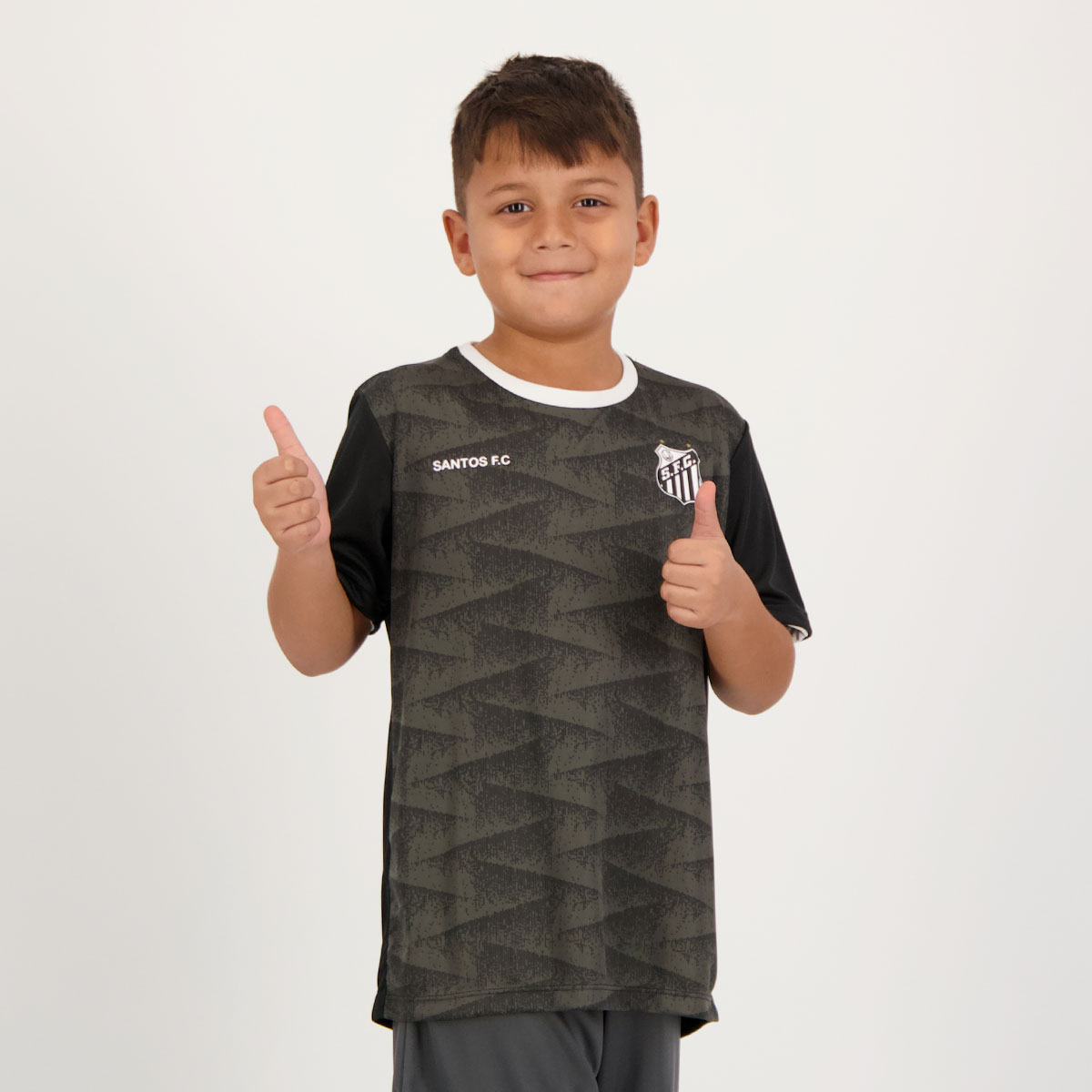 Camisa Santos Norm Infantil Chumbo