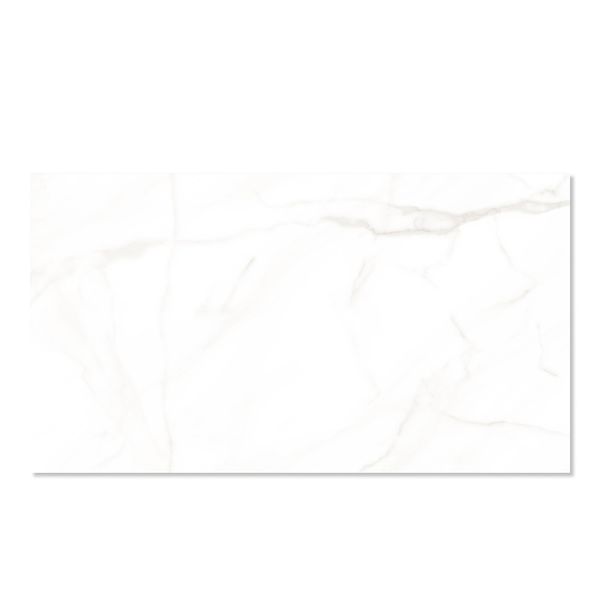 Porcelanato Lacca Retificado Polido Branco 63x121cm 3,05m2