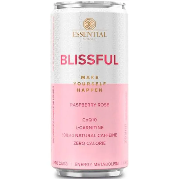 Bebida Energética Blissful Essential Nutrition Sabor Raspberry Rose 269ml Bebida Energética Blissful Essential Nutrition Sabor Raspberry Rose 269ml