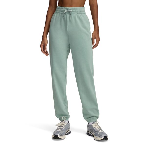 Calça Sportstyle Under Armour Rival Terry Jogger Feminina G Verde