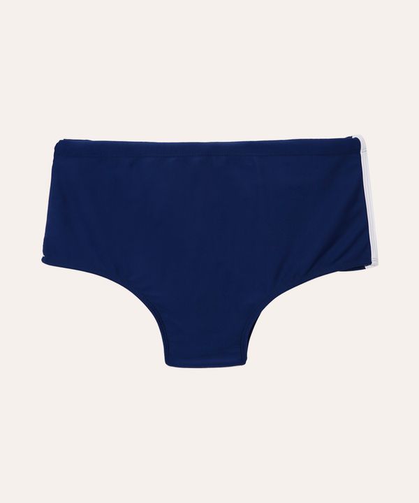 sunga boxer com listra proteção uv azul marinho G