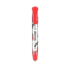 Caneta Borracha Tris Play Multifuncional com Mecanismo Retrátil e Design Ergonômico Formato Cilíndrico 1 Unidade Caneta Borracha Tris Play Multifuncional com Mecanismo Retrátil e Textura Macia 1 Unidade Vermelho