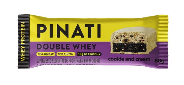 Barra Pinati Double Whey 50gr Cookie And Cream