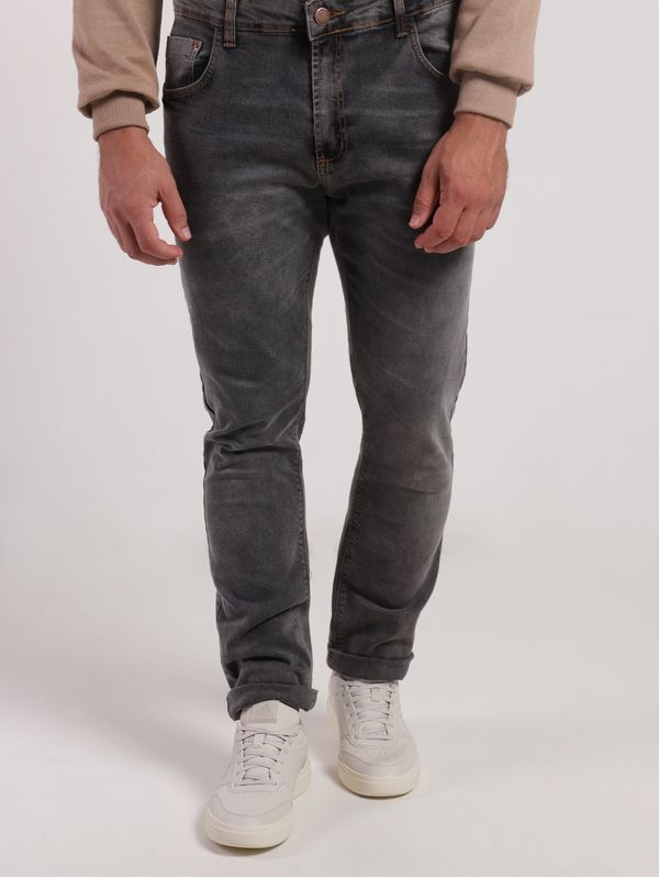 Calça Jeans Slim Masculina PRETO 44