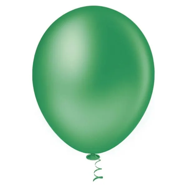 Balão Pic Pic Liso Red 50 Unidades N° 5'' Verde (MP)