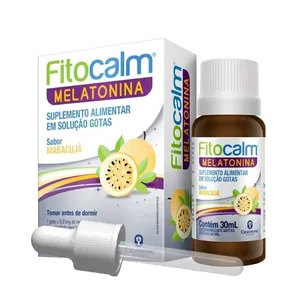 Suplemento Alimentar Catarinense Fitocalm Melatonina Maracujá 30ml