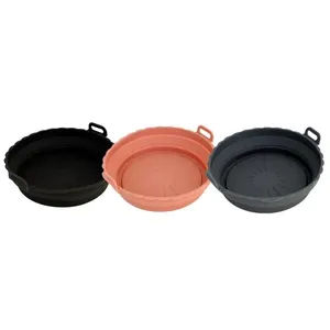 Forma de Silicone para Air Fryer Redonda 800ml Imporiente Sortida