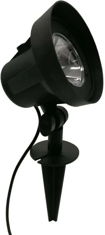 Espeto de Jardim Luminária Spot LED 5W 3000K Abs Ecoforce 17195 Preto Bivolt
