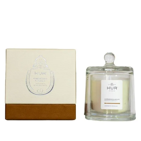 Vela Perfumada De Amêndoas E Avelã Kur 150g