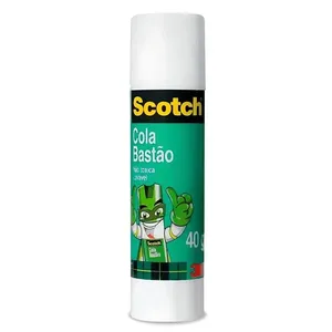 Cola Bastão Escolar Prática HB004152565 com Aplicação Limpa e Prática, Colagem sem Rugas, Removível com Água e Sabão 40G Cola Bastão Escolar Prática HB004152565 com Aplicação Limpa e Prática, Colagem sem Rugas 40G