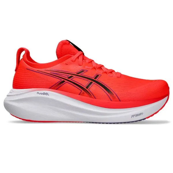 Tênis ASICS GEL-Nimbus 27 - Masculino - Vermelho/Preto - tam: 45