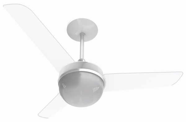 Ventilador de Teto 220V 90cm com Controle de Parede Cristal Alisclean Aliseu